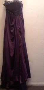 Prom purple dress